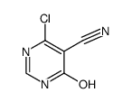 4-chloro-6-hydroxypyrimidine-5-carbonitrile结构式