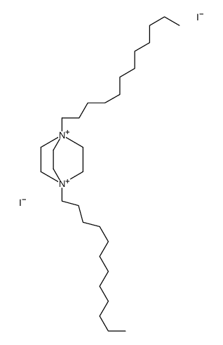 1,4-didodecyl-1,4-diazoniabicyclo[2.2.2]octane,diiodide结构式