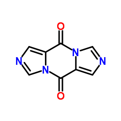 咪唑并[1,5-a:1',5'-d]吡嗪-5,10-二酮结构式