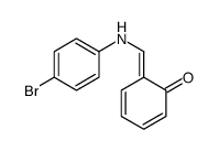 6-[(4-bromoanilino)methylidene]cyclohexa-2,4-dien-1-one Structure