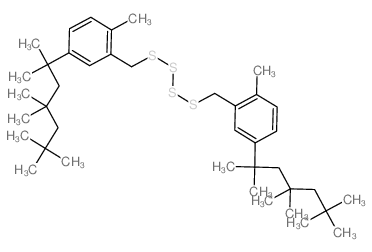 Tetrasulfide,bis[[5-(1,1,3,3,5,5-hexamethylhexyl)-2-methylphenyl]methyl] (9CI)结构式