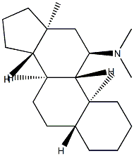 N,N-Dimethyl-5α-androstan-11α-amine structure