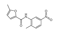 2-Furancarboxamide,5-methyl-N-(2-methyl-5-nitrophenyl)-(9CI) Structure