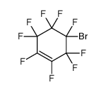 4-bromo-1,2,3,3,4,5,5,6,6-nonafluorocyclohexene结构式