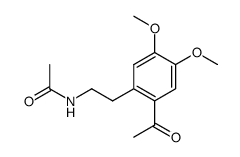 ACETAMIDE, N-[2-(2-ACETYL-4,5-DIMETHOXYPHENYL)ETHYL]- Structure