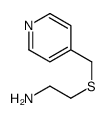 2-(pyridin-4-ylmethylsulfanyl)ethanamine Structure