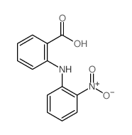 2-(2-NITROPHENYLAMINO)BENZOIC ACID结构式