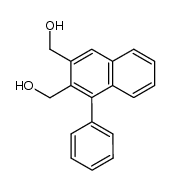 2,3-bis(hydroxymethyl)-1-phenylnaphthalene结构式