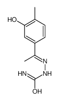 [1-(3-hydroxy-4-methylphenyl)ethylideneamino]urea Structure