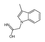 2-(3-methylindol-1-yl)acetamide Structure