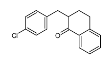 2-[(4-chlorophenyl)methyl]-3,4-dihydro-2H-naphthalen-1-one Structure