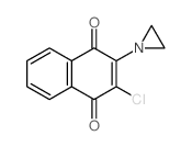 1,4-Naphthalenedione,2-(1-aziridinyl)-3-chloro-结构式