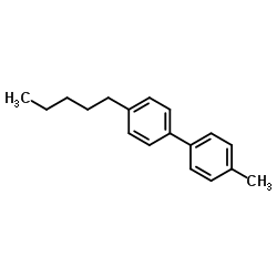4'-甲基-4-戊基联苯结构式