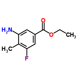 Ethyl 3-amino-5-fluoro-4-methylbenzoate Structure