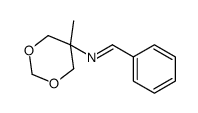 5-Benzylideneamino-5-methyl-1,3-dioxane结构式