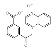 Quinoxalinium,1-[2-(3-nitrophenyl)-2-oxoethyl]-, bromide (1:1)结构式