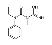 1-carbamoyl-3-ethyl-1-methyl-3-phenylurea Structure