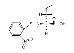 N-(o-nitrophenylthio)-L-isoleucine Structure