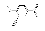 2-Methoxy-5-nitrophenylacetylene Structure