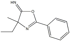 5(4H)-Oxazolimine,4-ethyl-4-methyl-2-phenyl-(9CI)结构式