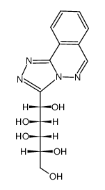 3-(D-galacto-pentitol-1-yl)-1,2,4-triazolo[3,4-a]phthalazine Structure