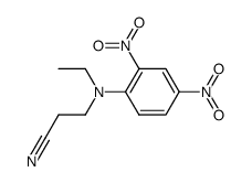 2,4-dinitro-N-ethyl-N-β-cyanoethylaniline Structure