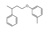 1-methyl-3-(3-phenylbutoxy)benzene Structure