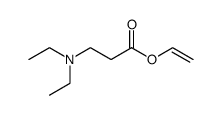 vinyl β-diethylaminopropionate Structure