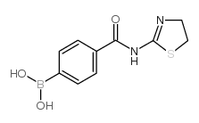 N-(噻唑啉-2-基)-4-硼苯甲酰胺结构式