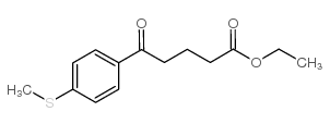 ETHYL 5-(4-METHYLTHIOPHENYL)-5-OXOVALERATE结构式