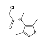 2-chloro-N-(2,4-dimethylthiophen-3-yl)-N-methylacetamide Structure