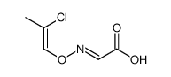 2-(2-chloroprop-1-enoxyimino)acetic acid结构式