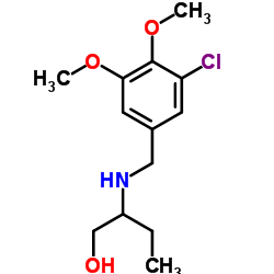 2-[(3-Chloro-4,5-dimethoxybenzyl)amino]-1-butanol Structure