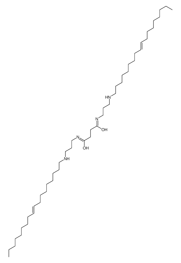 丁二胺的N,N’-双[3-(9-十八碳烯基氨基)丙基]-(Z,Z)聚丁烯基衍生物结构式