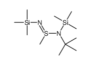 2-methyl-N-(S-methyl-N-trimethylsilylsulfinimidoyl)-N-trimethylsilylpropan-2-amine结构式