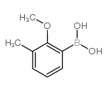 (2-甲氧基-3-甲基苯基)硼酸结构式