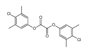 bis(4-chloro-3,5-dimethylphenyl) oxalate结构式