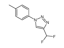 4-(difluoromethyl)-1-(4-methylphenyl)triazole Structure