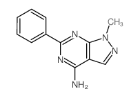 9-methyl-3-phenyl-2,4,8,9-tetrazabicyclo[4.3.0]nona-1,3,5,7-tetraen-5-amine Structure