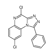 4,8-dichloro-1-phenyl(1,2,4)triazolo(4,3-a)quinoxaline结构式