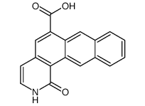 1-oxo-2H-naphtho[2,3-h]isoquinoline-6-carboxylic acid结构式