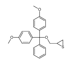 2-[[bis(4-methoxyphenyl)-phenylmethoxy]methyl]thiirane Structure