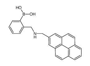 [2-[(pyren-2-ylmethylamino)methyl]phenyl]boronic acid Structure