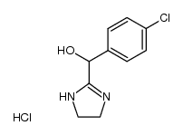 (4-chloro-phenyl)-(4,5-dihydro-1H-imidazol-2-yl)-methanol, hydrochloride Structure