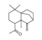 1-(5,5,8a-Trimethyl-1-methylene-octahydro-2,4a-methano-naphthalen-8-yl)-ethanone Structure