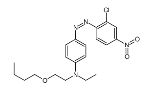 N-(2-butoxyethyl)-4-[(2-chloro-4-nitrophenyl)azo]-N-ethylaniline Structure