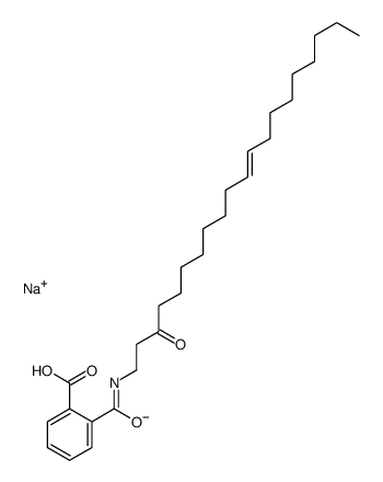 sodium 2-[[(2-oleoylethyl)amino]carbonyl]benzoate结构式