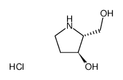 1,2,4-trideoxy-1,4-imino-D-erythro-pentitol hydrochloride structure