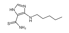 4-(pentylamino)-1H-imidazole-5-carbothioamide结构式