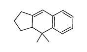 4,4-dimethyl-2,3,3a,4-tetrahydro-1H-cyclopenta[b]naphthalene结构式